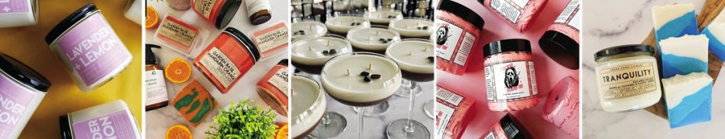 candles on display
