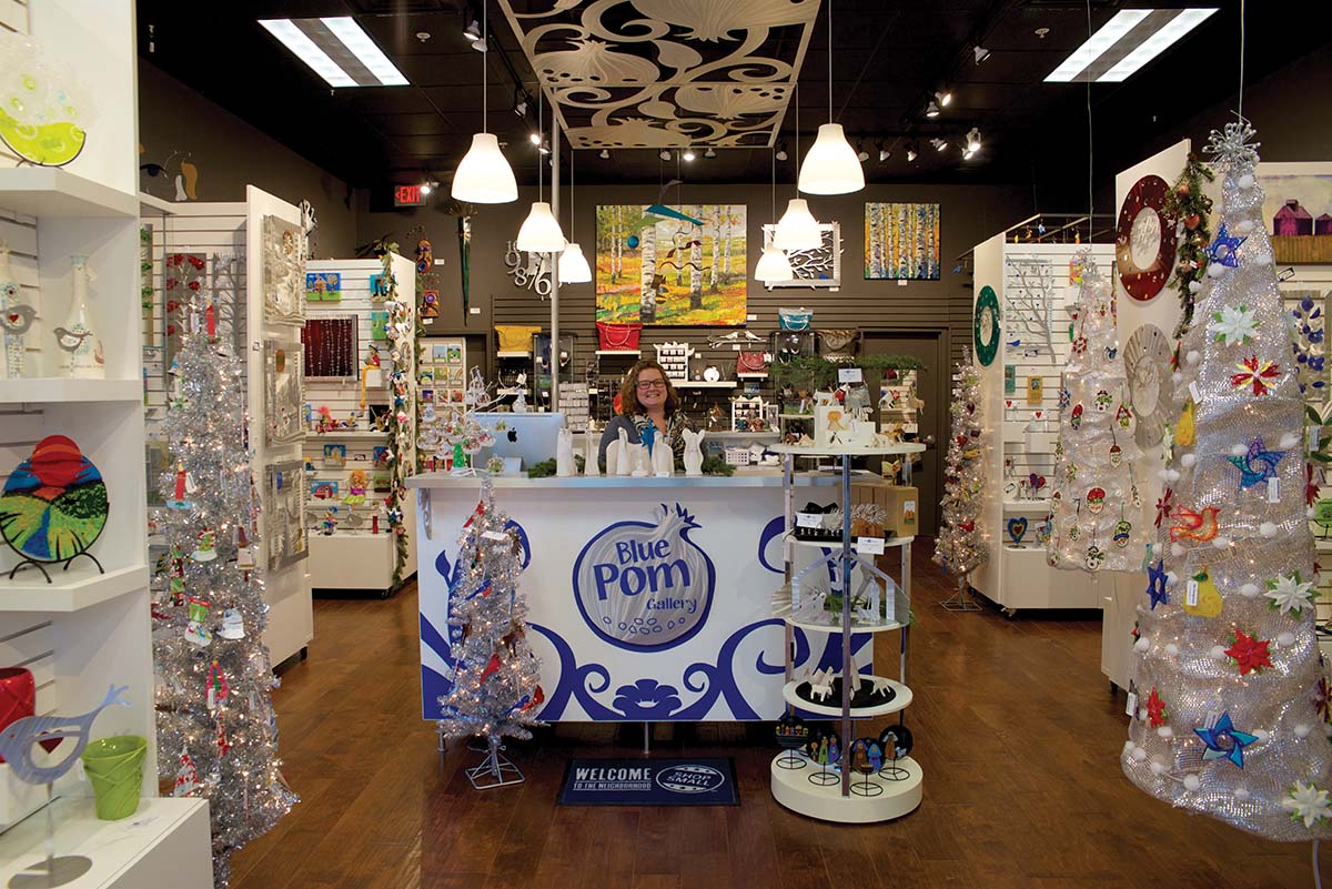 Omaha, Nebraska Gift Shop Blue Pomegranate Gallery Smart Retailer