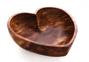 Acacia Creations heart-shaped bowl