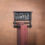 Advertising Towel Bar and Shelf