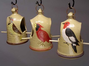 Hickory Tree Studio ceramic bird feeder